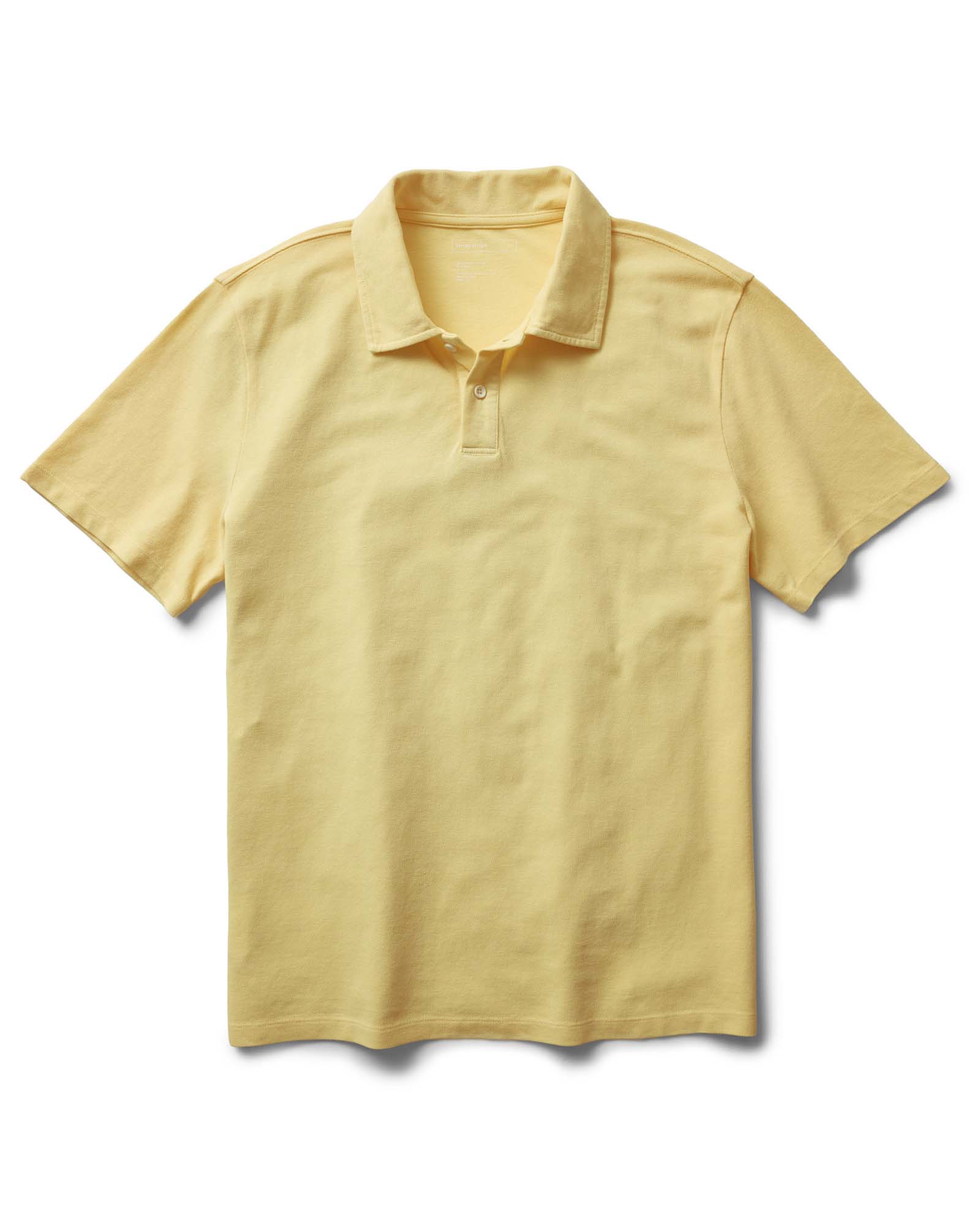 Taylorstitch The Cotton Hemp Polo in Straw Pique