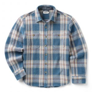 Taylorstitch The Cutter Overshirt in Ocean Plaid
