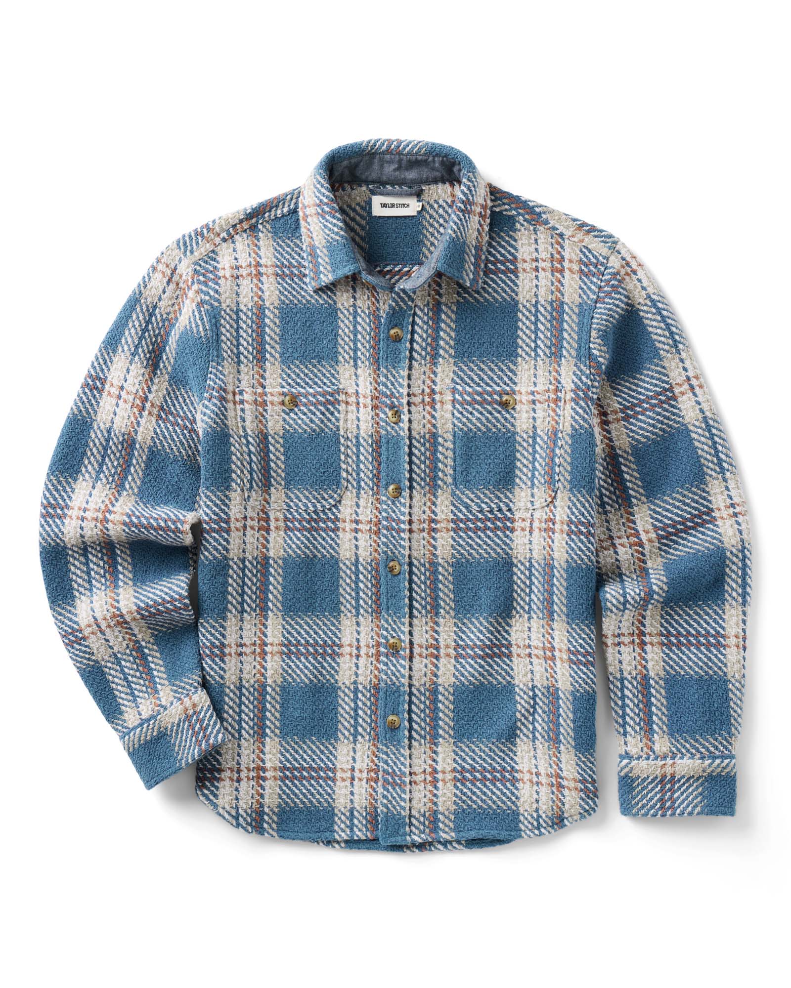 Taylorstitch The Cutter Overshirt in Ocean Plaid