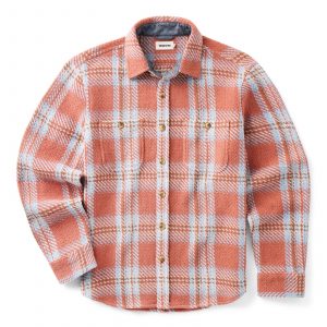 Taylorstitch The Cutter Overshirt in Salmon Plaid