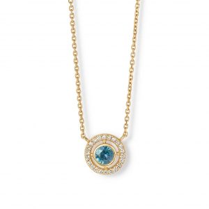 Astley Clarke Solid Gold June Birthstone Alexandrite Pendant Necklace