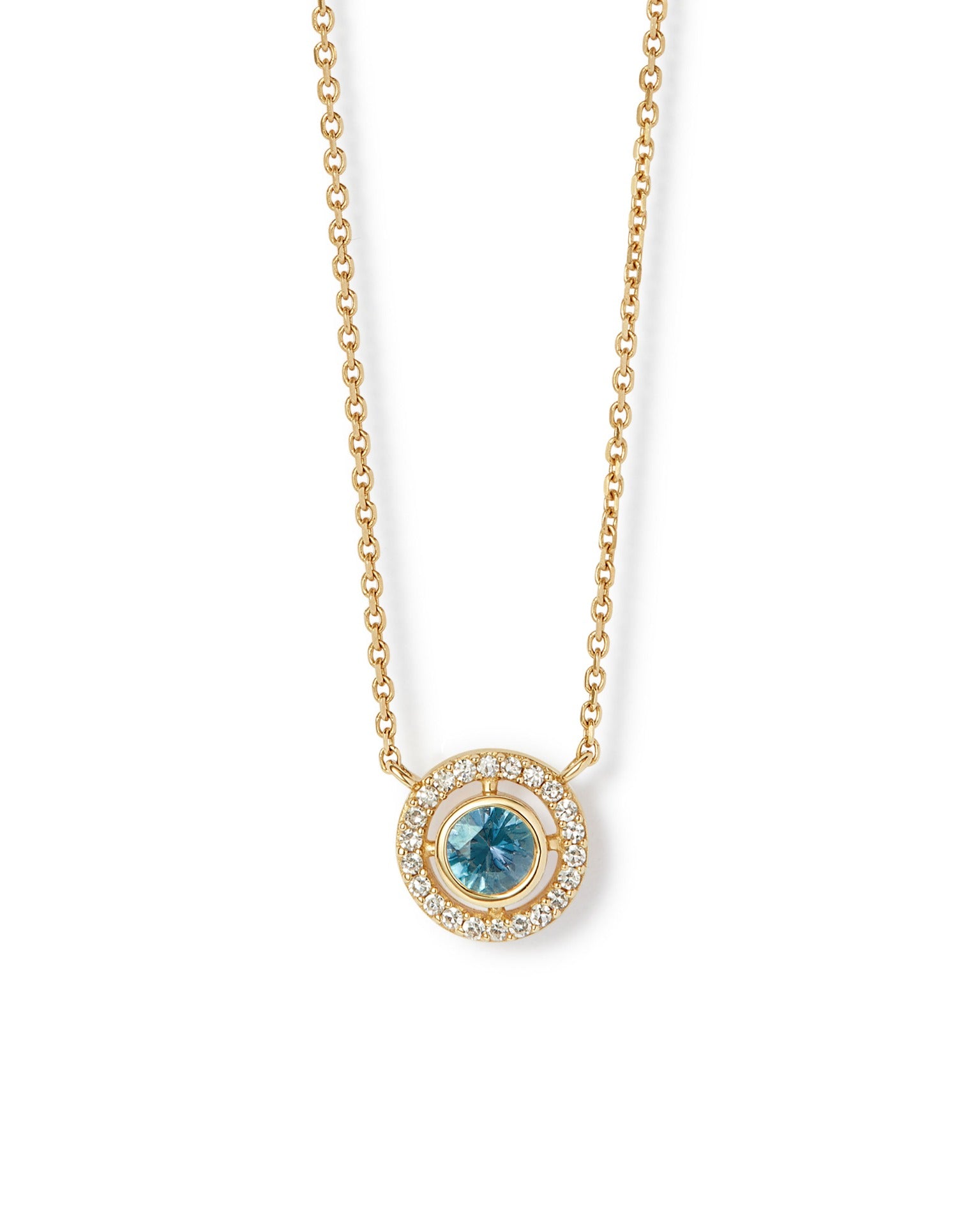 Astley Clarke Solid Gold June Birthstone Alexandrite Pendant Necklace