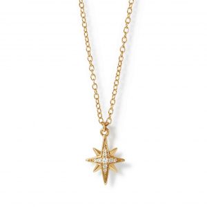 Astley Clarke Gold Celestial Star Pendant Necklace