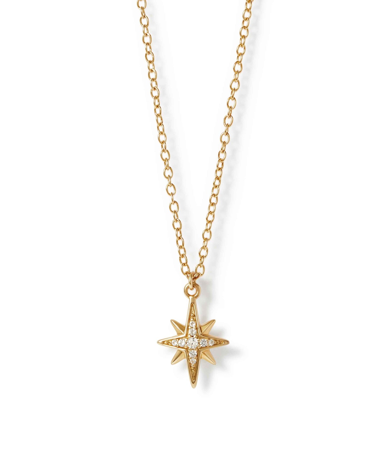 Astley Clarke Gold Celestial Star Pendant Necklace