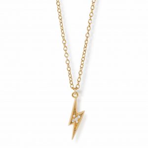 Astley Clarke Gold Celestial Lightning Pendant Necklace