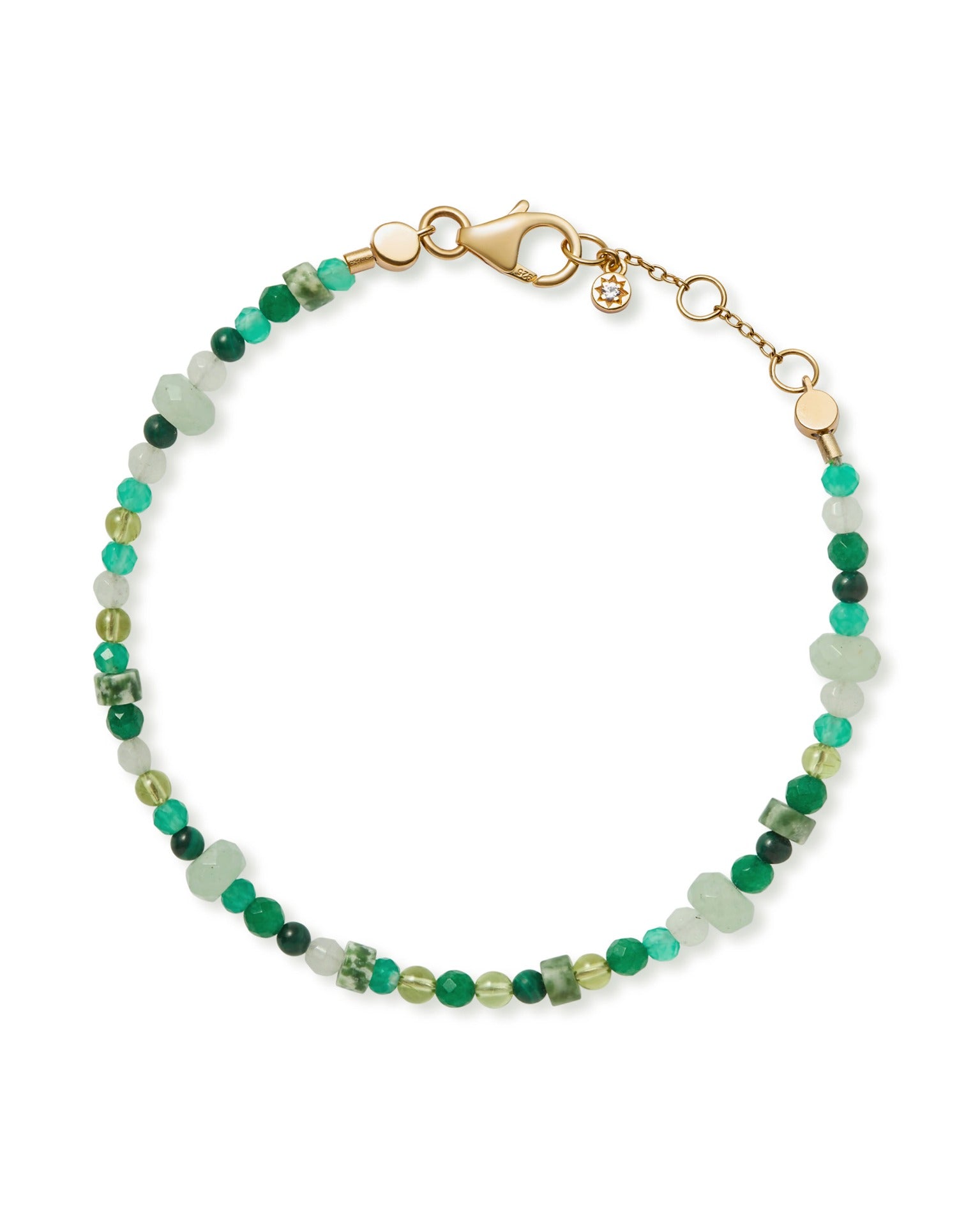 Astley Clarke Second Chance Green Gemstone Bracelet