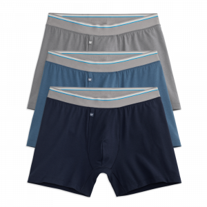 Mackweldon 3-Pack AIRKNITˣ Cotton Boxer Briefs - With Fly