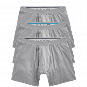 Mackweldon 3-Pack SILVER Boxer Briefs Monument