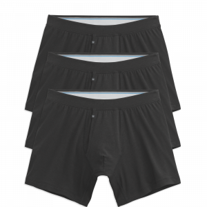 Mackweldon 3-Pack SILVER Boxer Briefs True Black