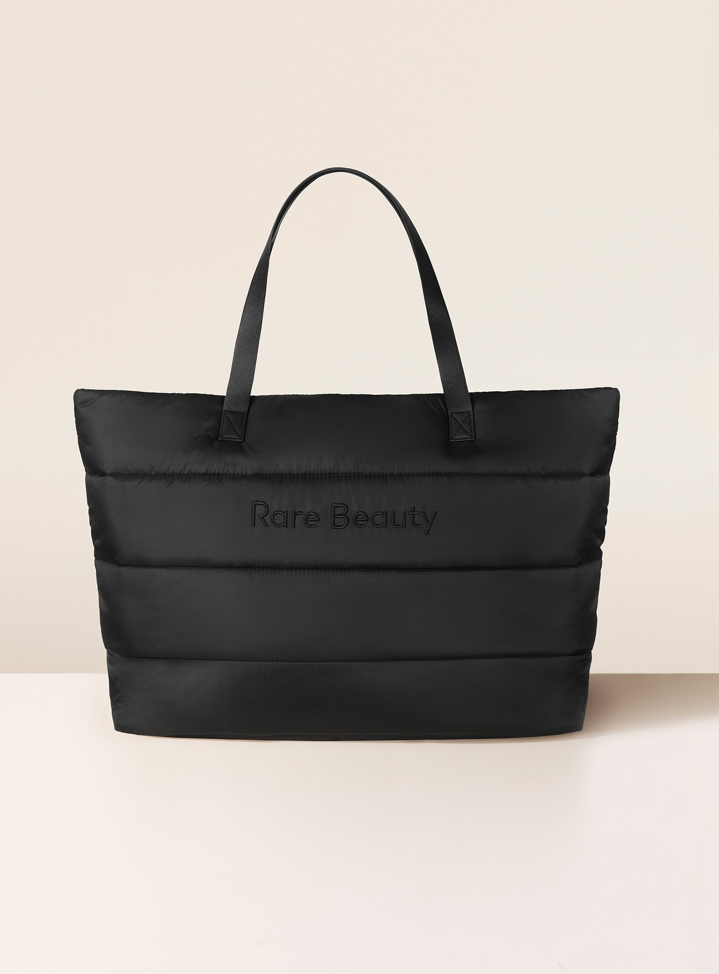 Rare Beauty Puffy Traveler Tote – Black