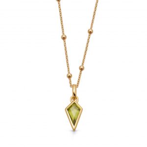 Astley Clarke Gold August Peridot Birthstone Pendant Necklace
