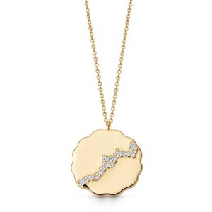 Astley Clarke Solid Gold Large Asteri Diamond Pendant