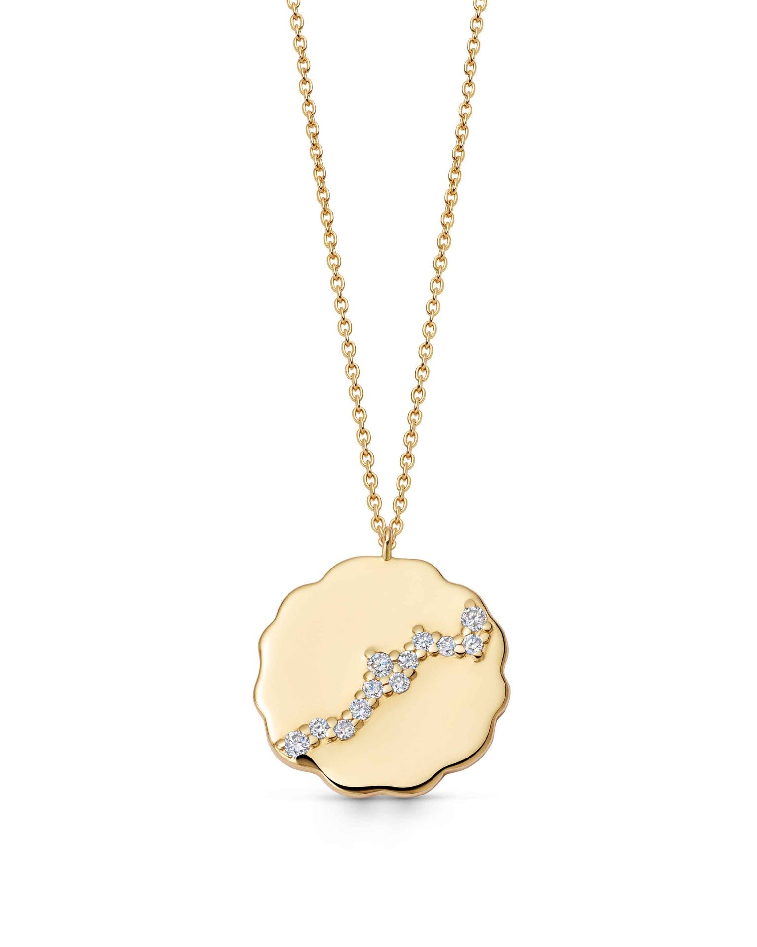 Astley Clarke Solid Gold Large Asteri Diamond Pendant