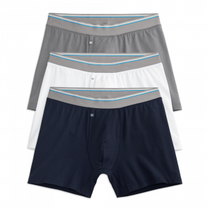 Mackweldon 3-Pack AIRKNITˣ Cotton Boxer Briefs - With Fly All-Time Classics