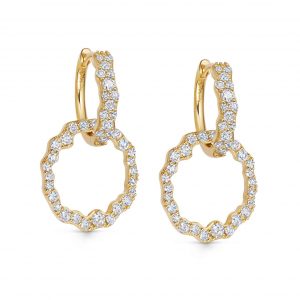 Astley Clarke Solid Gold Asteri Diamond Hoop Earrings