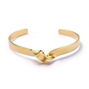 Astley Clarke Gold Floe Cuff Bangle