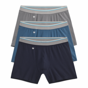 Mackweldon 3-Pack AIRKNITˣ Cotton Boxer Briefs Sea Breeze