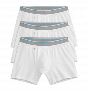 Mackweldon 3-Pack AIRKNITˣ Cotton Boxer Briefs Bright White