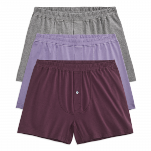 Mackweldon 3-Pack 18-Hour Jersey Knit Boxers Purples & Grey