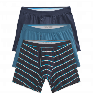 Mackweldon 3-Pack SILVER Boxer Briefs Stripe It