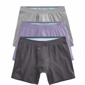 Mackweldon 3-Pack SILVER Boxer Briefs Grey Day