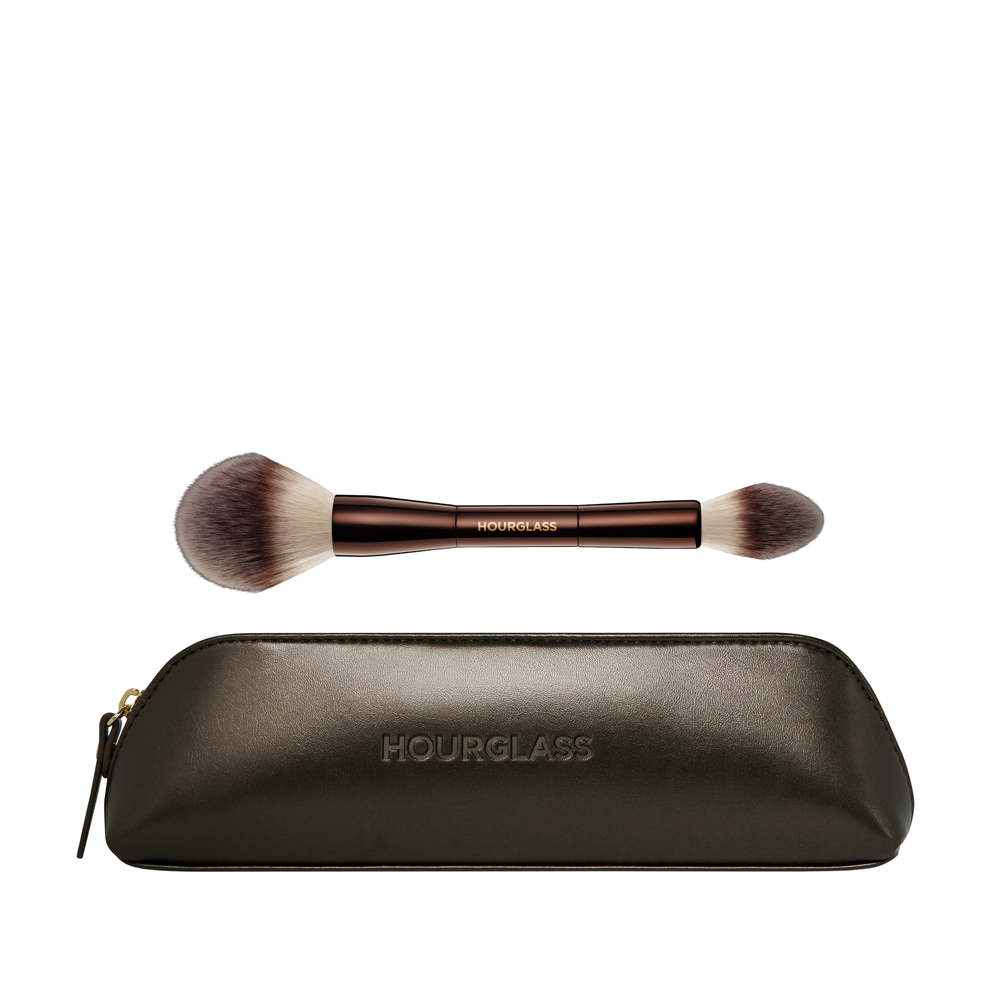 Hourglass Brush & Bag Set