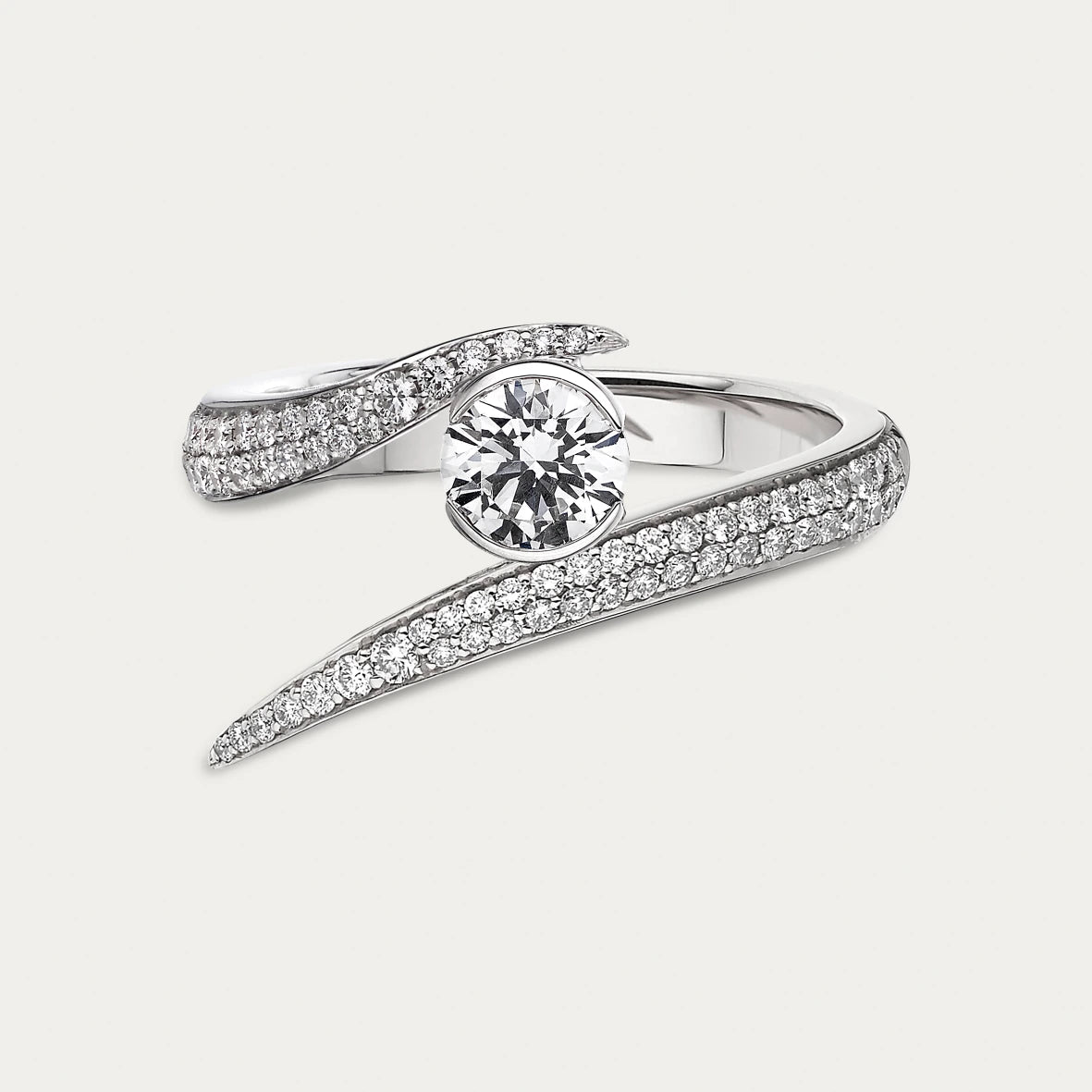 Shaun Leane Interlocking Engagement Ring