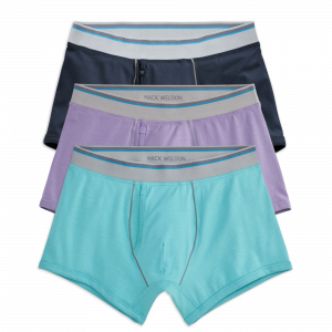 Mackweldon 3-Pack 18-Hour Jersey Trunks Shades of Blue