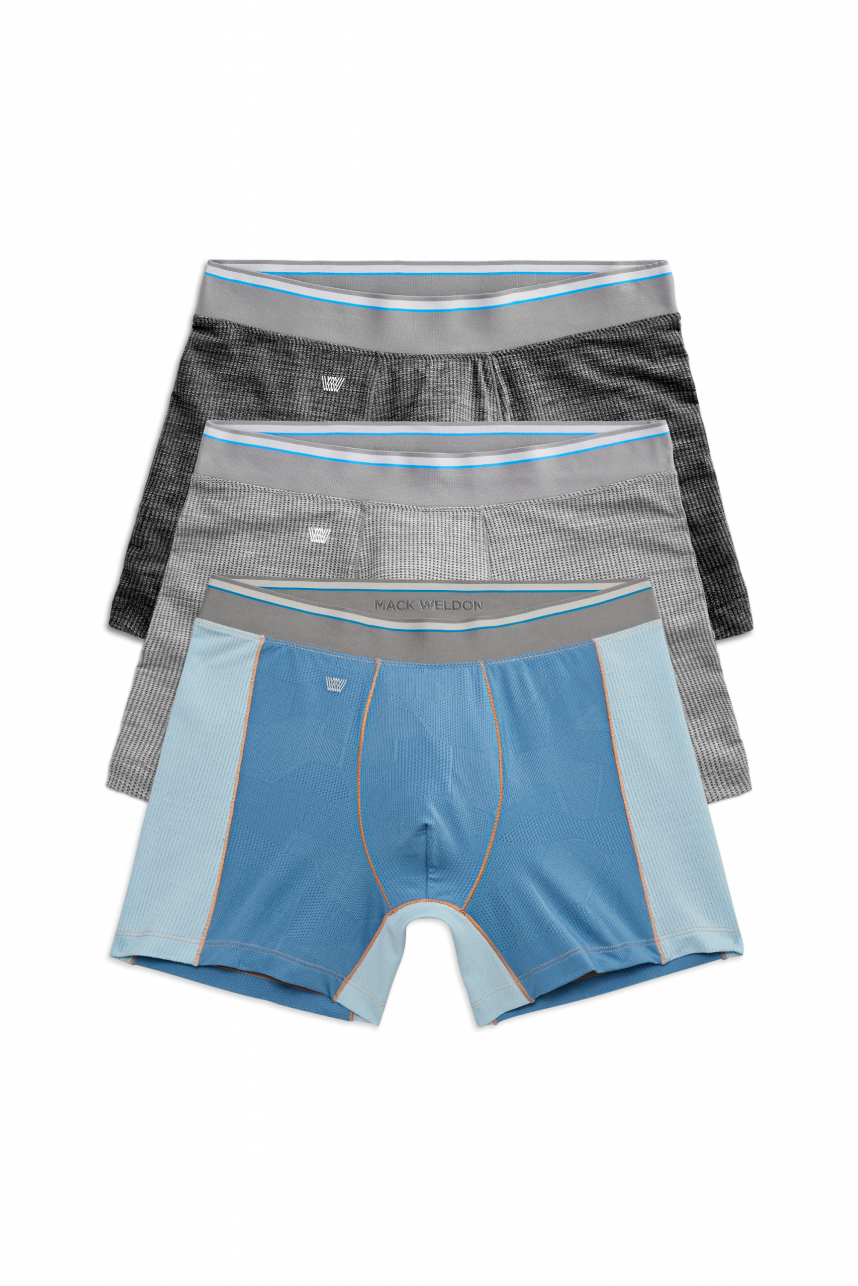 Mackweldon 3-Pack AIRKNITˣ Boxer Briefs Crystal Clear
