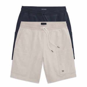 Mackweldon 2-Pack ACE Cargo Short Latte Heather / Total Eclipse