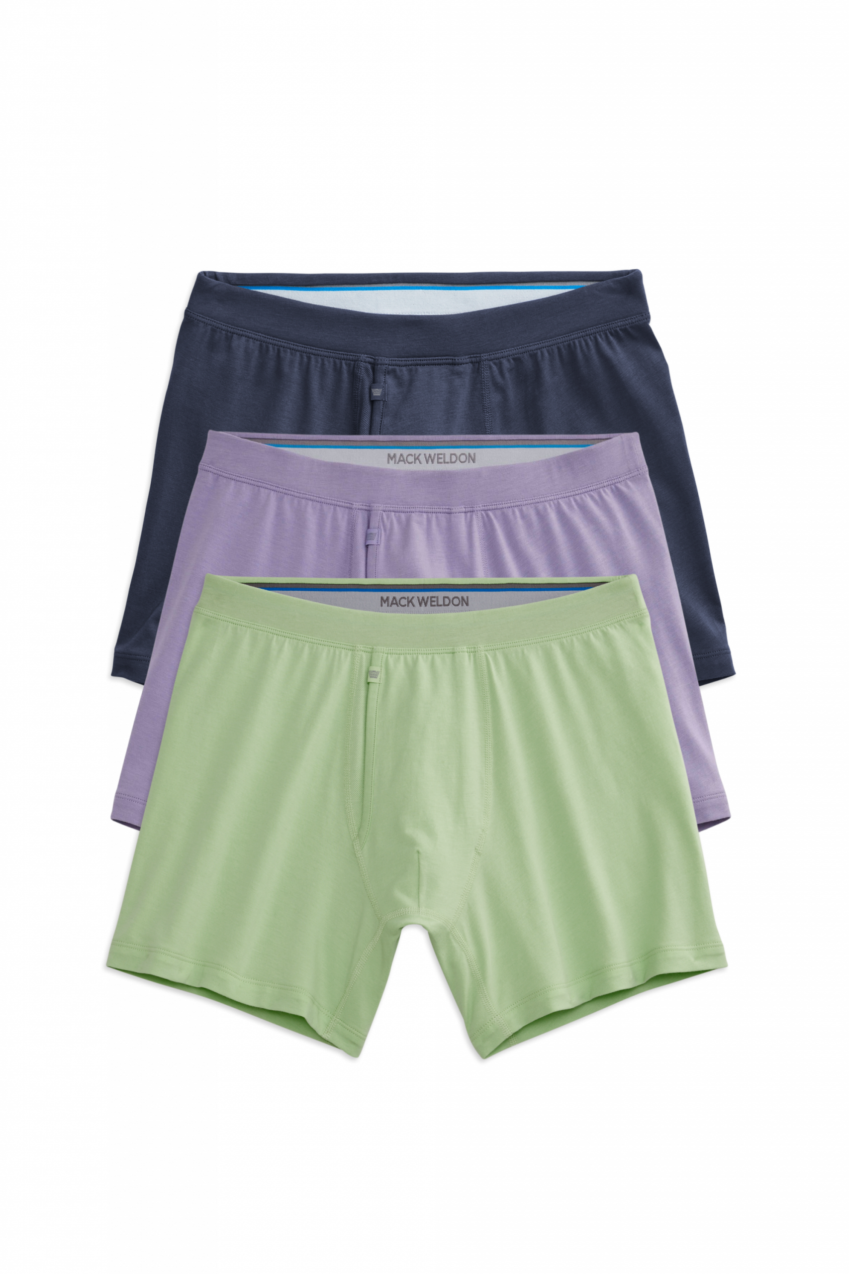 Mackweldon 3-Pack SILVER Boxer Briefs Blush of Dawn