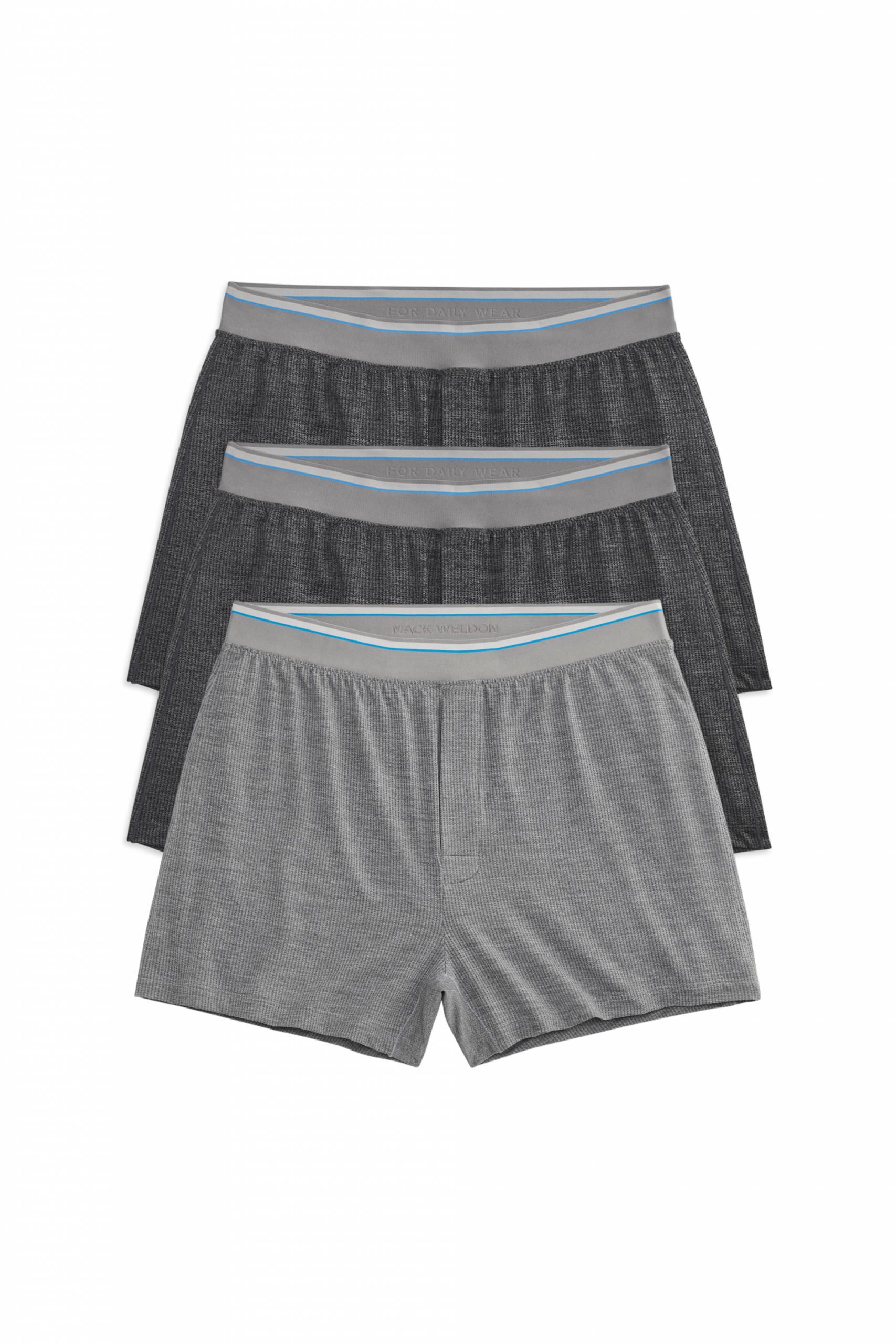 Mackweldon 3-Pack AIRKNITˣ Knit Boxers Shades of Grey
