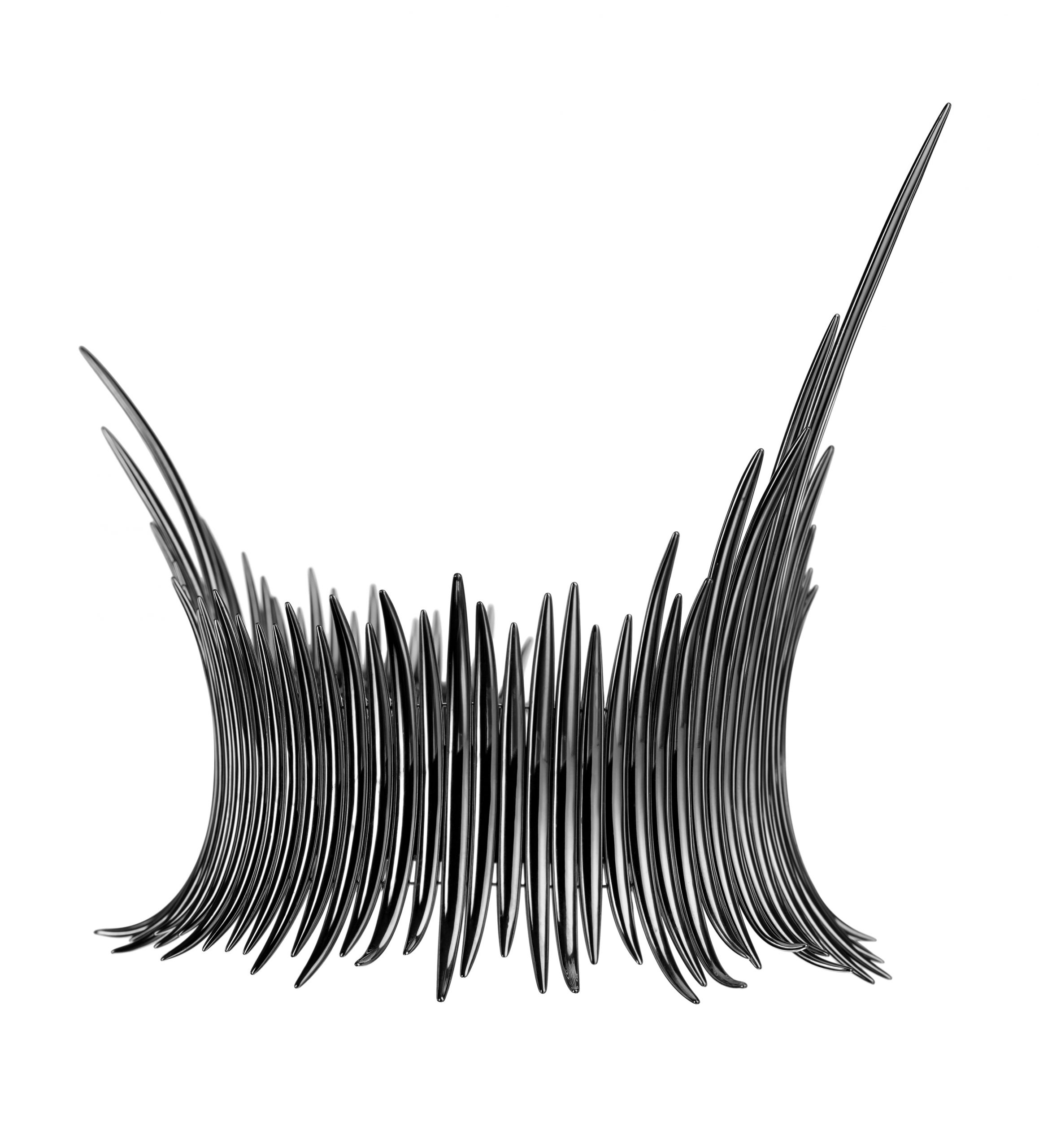 Shaun Leane Quill Statement Choker - Silver Black Rhodium
