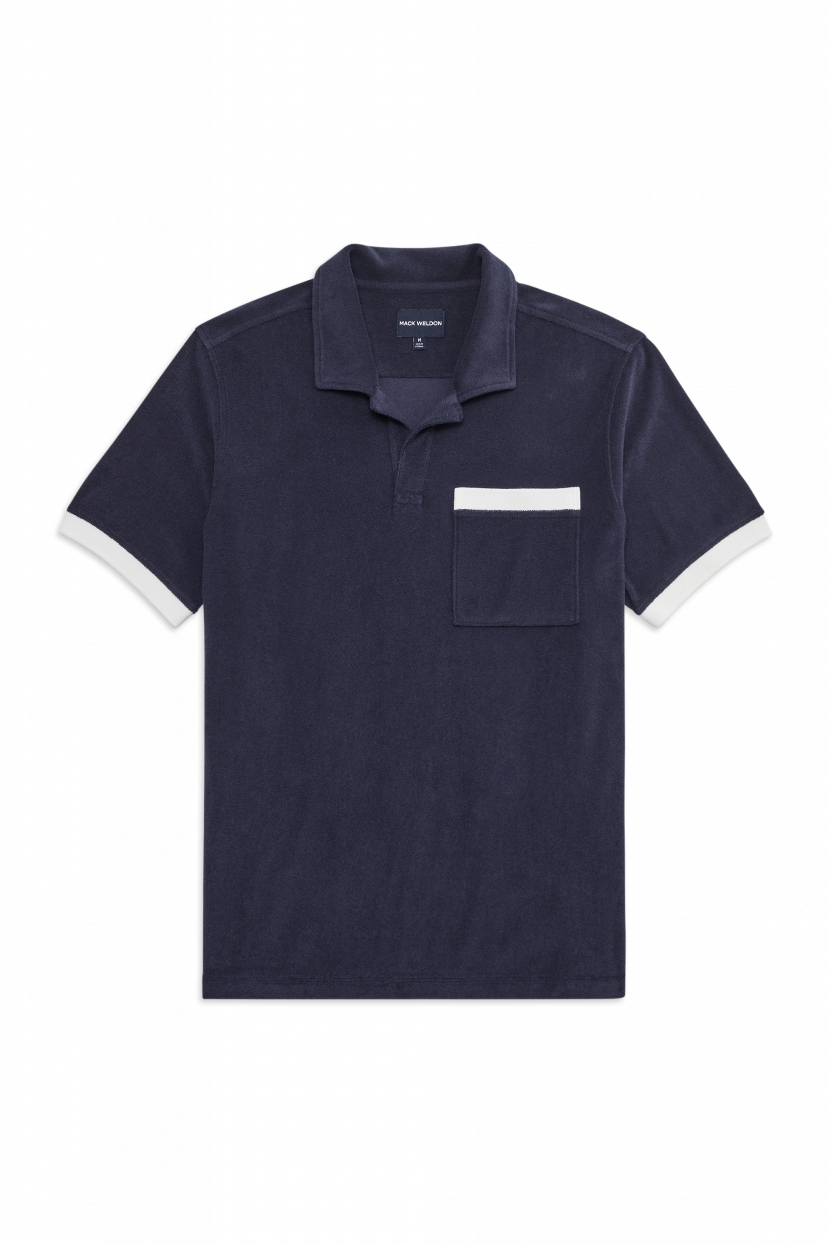 Mackweldon Terry Cloth Johnny Collar Polo