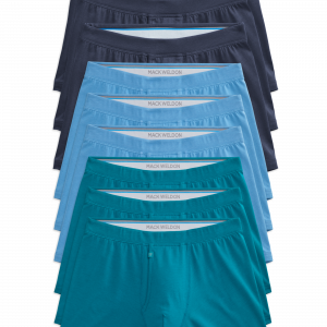 Mackweldon 9-Pack SILVER Boxer Briefs Blue Crush