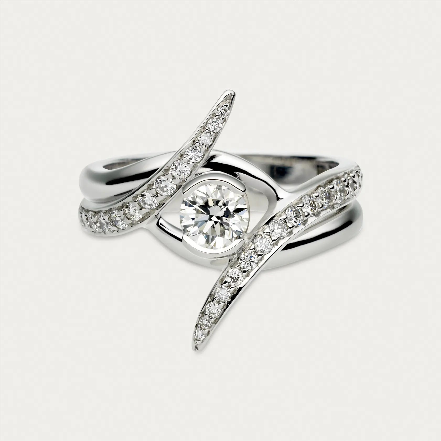 Shaun Leane Entwined Ardour Engagement Ring Set