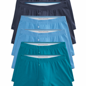 Mackweldon 6-Pack SILVER Boxer Briefs Blue Crush