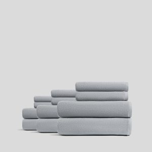 Parachute 6+6 Organic Plush Bath Bundle - Sky