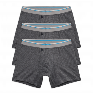 Mackweldon 3-Pack AIRKNITˣ Boxer Briefs - With Fly Charcoal Heather