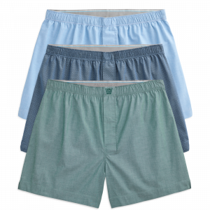 Mackweldon 3-Pack 24/7 Woven Boxers Connect the Dots