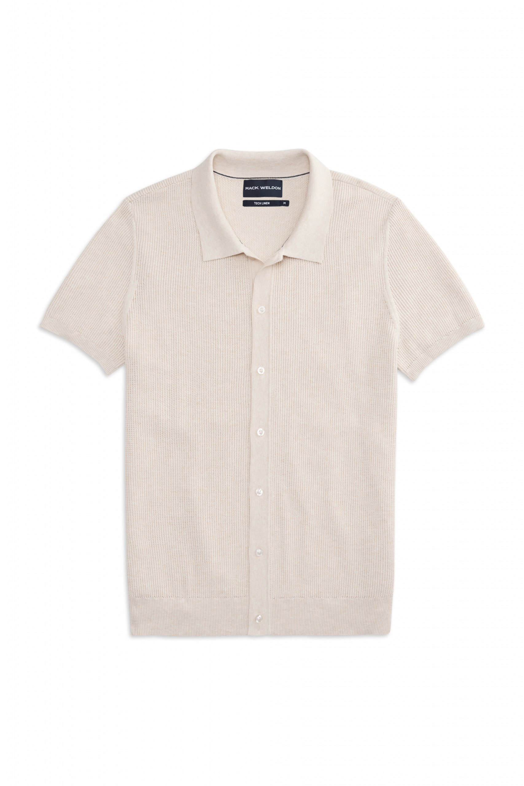 Mackweldon Tech Linen Button Up Sweater Polo