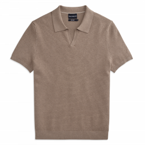 Mackweldon Tech Linen Johnny Collar Sweater Polo