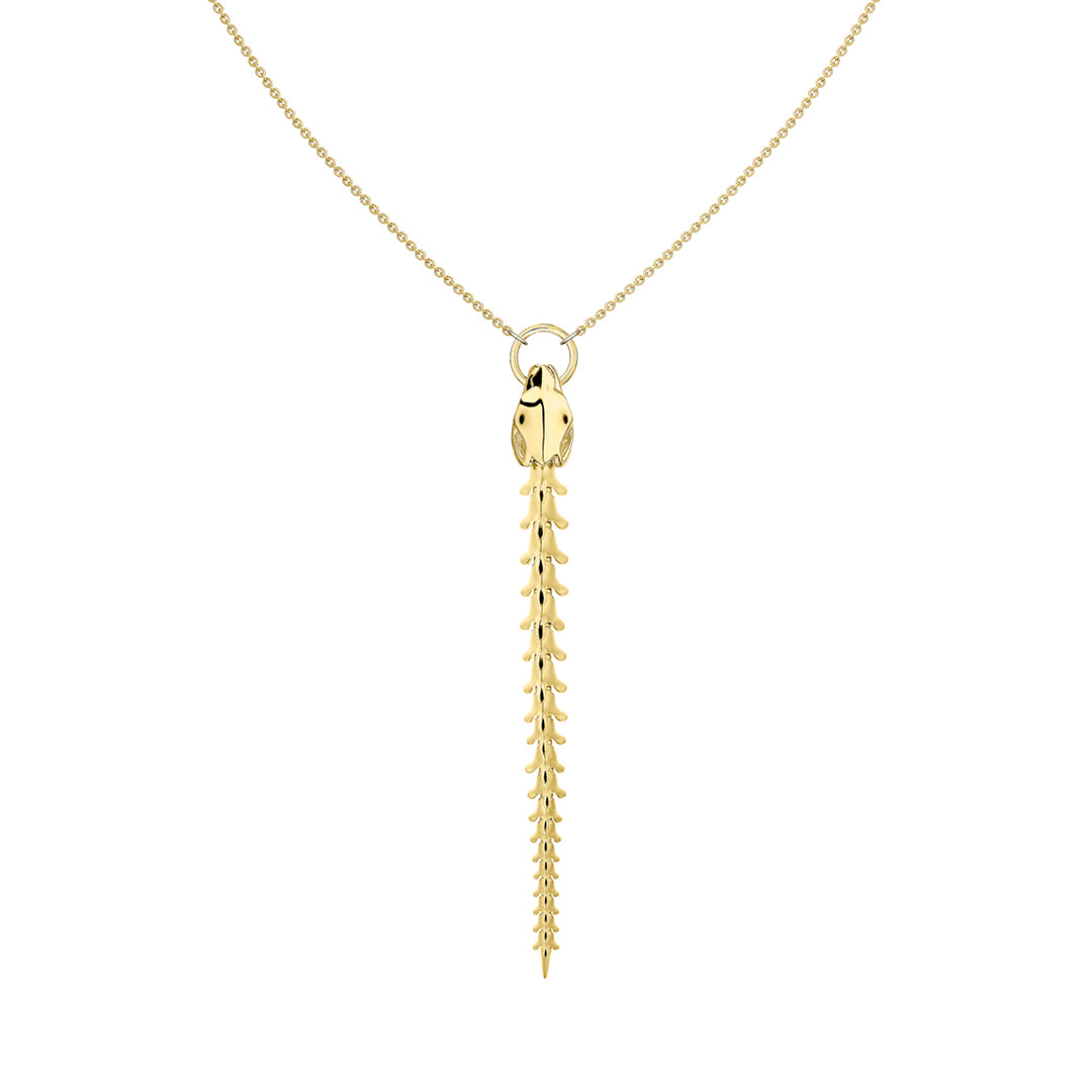 Shaun Leane Serpent's Trace Drop Pendant - Yellow Gold Vermeil