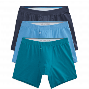 Mackweldon 3-Pack SILVER Boxer Briefs Blue Crush
