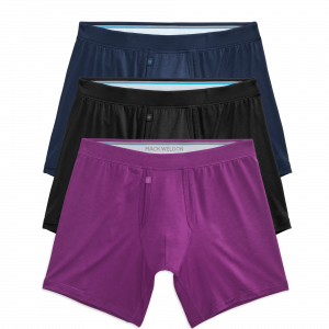 Mackweldon 3-Pack SILVER HD Boxer Briefs Purple Rain