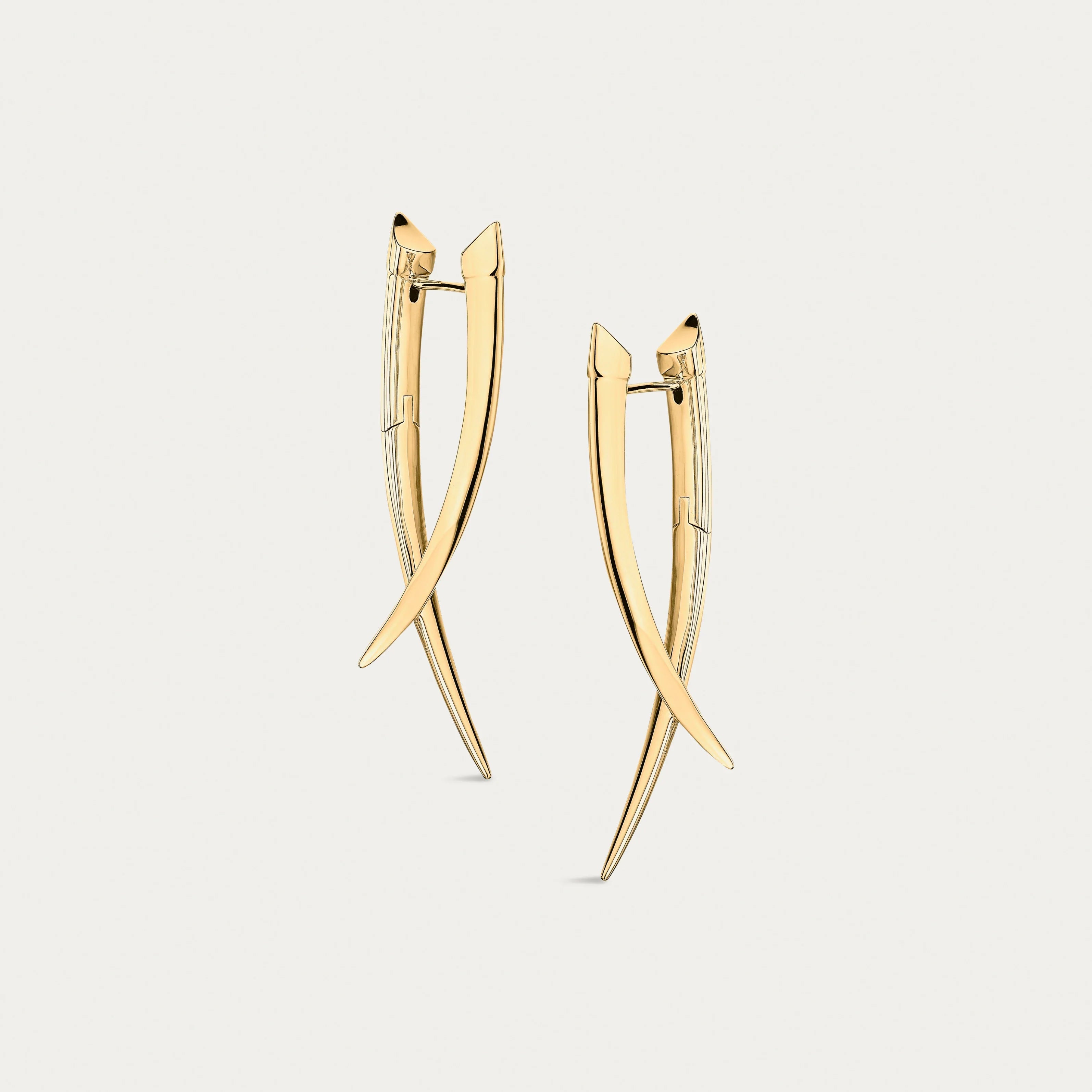 Shaun Leane Sabre Crossover Earrings