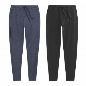 Mackweldon 2-Pack ACE Sweatpant True Navy - Bird's Eye / True Black