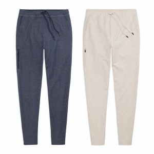 Mackweldon 2-Pack ACE Sweatpant True Navy - Bird's Eye / Froth Heather