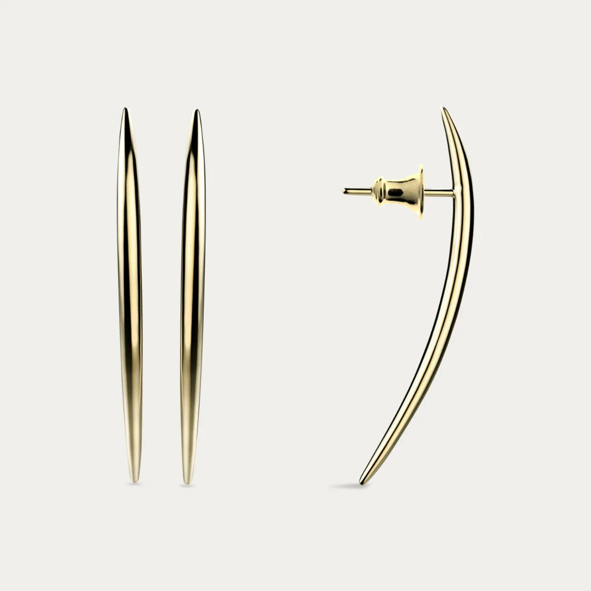 Shaun Leane Quill Long Drop Earrings