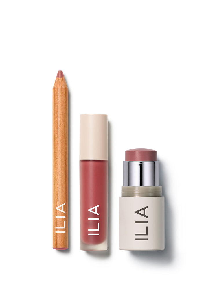 Ilia The Lip + Cheek Trio